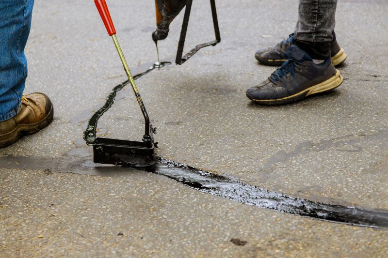 Asphalt Repair Work in Progress